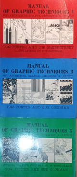 Manual of Graphic Techniques for Architects, Graphic Designers & Artists (Vol. 1,2&3)