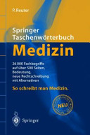 Springer-Taschenwörterbuch Medizin