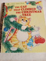 The cat that climbed the Christmas tree
