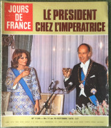 Jours de France (No 1139_October 11-19, 1976) - Giscard d'Estaing & Empress Farah Pahlavi Cover