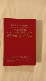 Plan Guide Paris 1965
