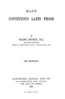 Easy Continuous Latin Prose