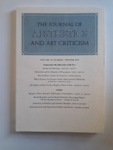 The journal of aesthetics and art criticism, vol. 59,1 (Winter 2001)