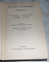 M.Tvlli Ciceronis Orationes 1951 Albertvs Cvrtis Clark