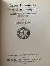 Greek Personality in Archaic Sculpture