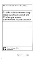 Kollektive Marktbeherrschung