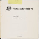 The Tate Gallery, 1968-70