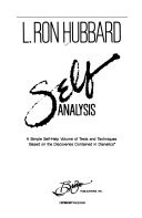 Self Analysis