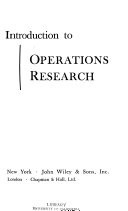 Introduction to Operations Research