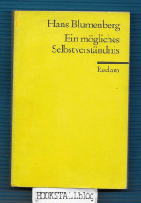 Ein mogliches Selbstverstandnis : Aus dem Nachlass