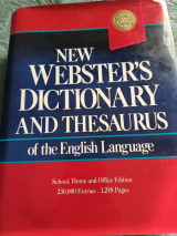 New Webster's Dictionary and Thesaurus of the English Language