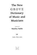 The New Grove Dictionary of Music and Musicians