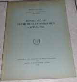 Report of the department of antiquities 1968 Cyprus ministry of communication and works (διγλωσσο)