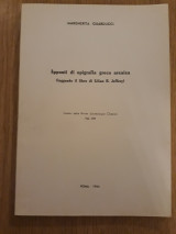 Appunti di epigrafia greca arcaica