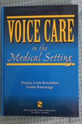 Voice Care in the Medical Setting