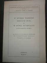 P. Ovidii Nasonis heroidvm prima et D. Ivnii Iuvenalis satvrarvm prima