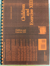 Children and Exercise xiii