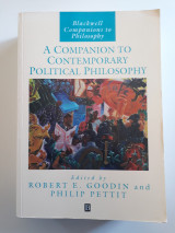 A Companion to Contemporary Political Philosophy
