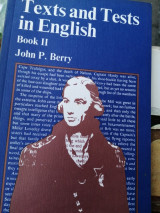 Texts and tests in english