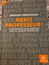 Merci professeur !