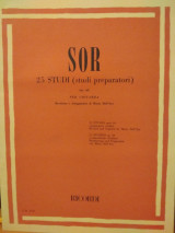 Sor 25 studi (studi preparatori) per chitara op.60