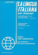 La lingua italiana per stranieri