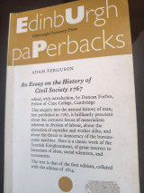 An essay on the history of civil society 1767