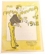 Επιθεώρηση: Τα Παναθήναια του 1918. Ισπανοί (Εκδόσεις Μουσική: Μυστακίδη - Μακρή, Αθήνα) παρτιτούρα