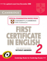 Cambridge First Certificate in English 2 for updated exam Student's Book without answers No. 2