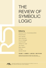 The Review of Symbolic Logic, Volume 17, Number 2, June 2024