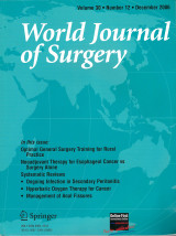 World Journal of Surgery, Volume 30, issue 12, December 2006