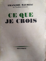 Ce que je crois