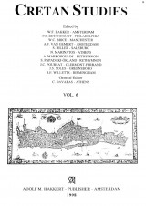 Cretan Studies Vol. 6