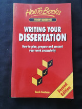 Writing your dissertation