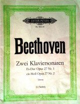 Bethoven, zwei klaviersonaten