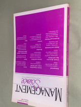 Management Science Volume 33 Number 2 February 1997