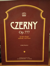 Czerny Op.777 24 five-finger melodic exercices for piano