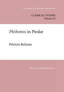 Phthonos in Pindar