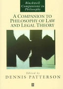 A Companion to Philosophy of Law and Legal Theory