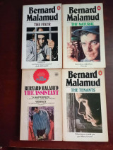 Bernard Malamud, 4 books, The Tenants - The Natural - The Assistant - The Fixer