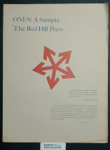 Ones: A Sample : The Red Hill Press