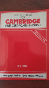 Practice tests for cambridge first certificate in english