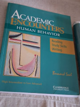 Academic encounters : reading, study skills, and writing ; content focus, human behavior [high intermediate to low advanced]. Student's book