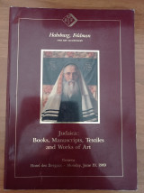 Judaica: Books, Manuscripts, Textiles and Works of Art