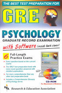 The Best Test Preparation for the GRE (Graduate Record Examination) Psychology with Software