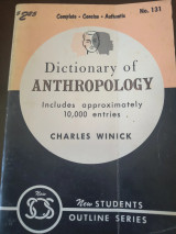 Dictionary of anthropology