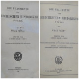 Die Fragmente der griechischen Historiker (Felix Jacoby) – Zweiter Teil A & B (1926-1927, Weidmann Berlin)
