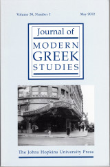 Journal of Modern Greek studies 2012 n.1