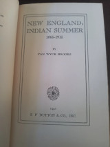 New England : Indian summer 1865-1915