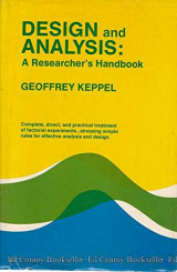 Design and Analysis: A Researcher's Handbook